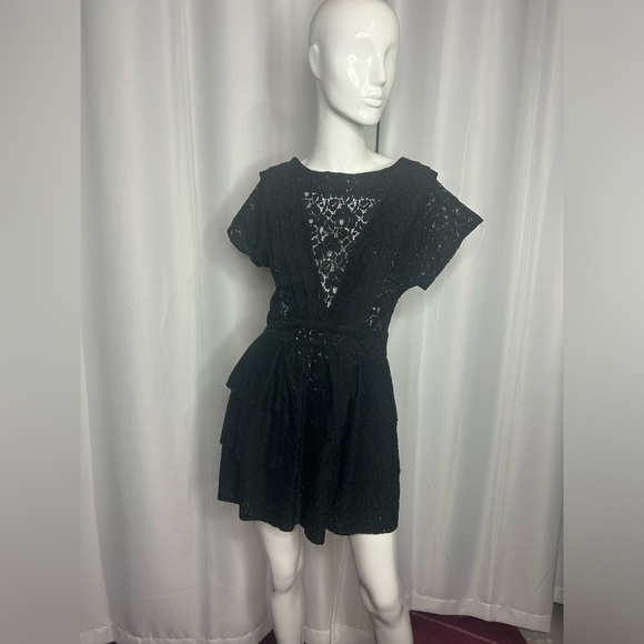 Top shop Black Lace Dress - Picture 3 of 7
